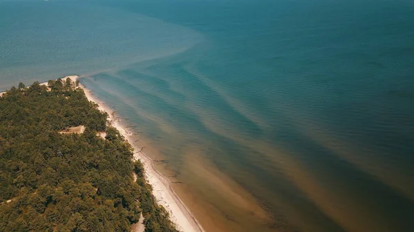 Veduta aerea di Capo Kolka, Mar Baltico, Lettonia — Foto Stock