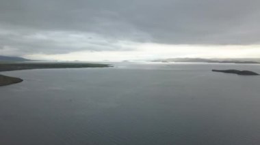 Yaz aylarında Baykal Gölü'nde drone'dan gün doğumu