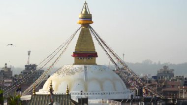 Stupa Bodhnath Katmandu, Nepal - 26 Ekim 2017