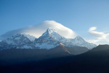 Annapurna tepe Himalaya aralığında, Annapurna bölge, Nepal