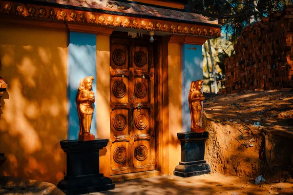 Durga Ancient Indian architecture at Temple in Kerala India — Stock Photo, Image