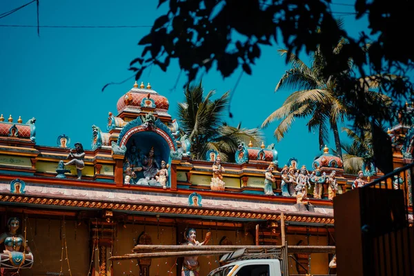 Durga Ancient Indian architecture at Temple in Kerala India — Stock Photo, Image