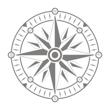 vektör pusula Tasarımlarınız için gül