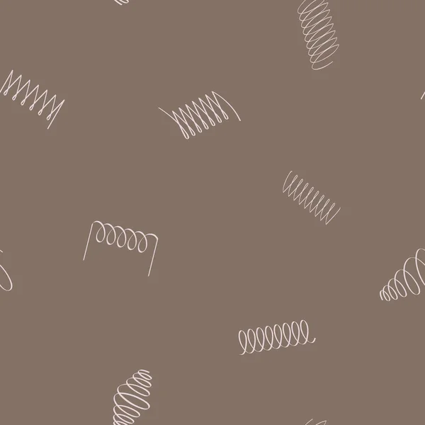 ばね設計のシームレス パターン — ストックベクタ
