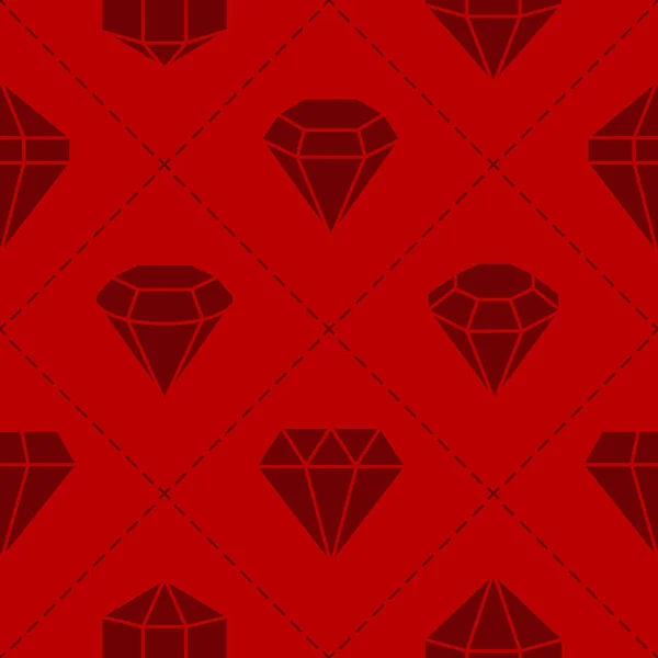 Modèle Sans Couture Avec Des Bijoux Des Icônes Diamants Pour — Image vectorielle