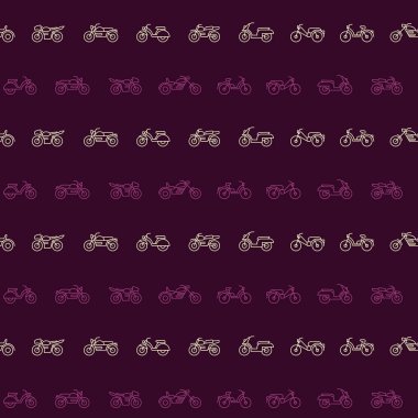 Motosiklet ve mopedler tasarımınız için seamless modeli