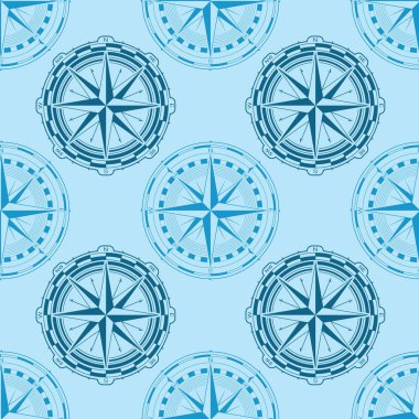 Pusula ile Seamless modeli Tasarımlarınız için gül