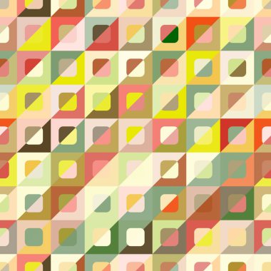 Tasarımınız için soyut şekillere sahip kusursuz desen