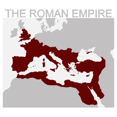 Roma İmparatorluğu'nun vektör harita