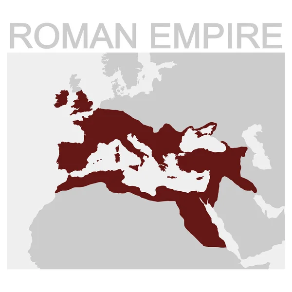 Roma Mparatorluğu Haritası — Stok Vektör