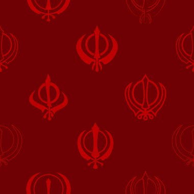 Sih sembollü kusursuz desen Khanda