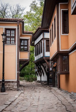 Bulgaristan 'ın eski Filibe kentinde antik binalar