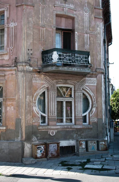Antigua Casa Art Nouveau Burgas Bulgaria — Foto de Stock