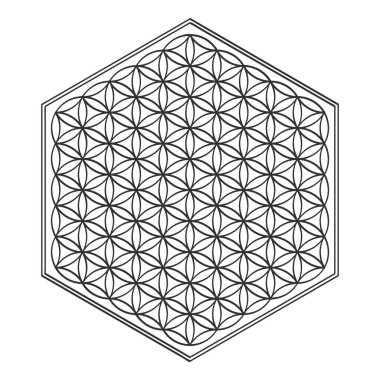 Tasarımınız için eski yaşam sembolü olan vektör simgesi