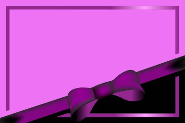 Düğün kartları, davetiyeler için mor şablonu...