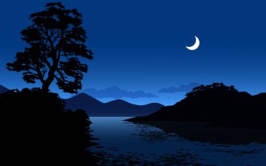 Nehirde güzel bir gece