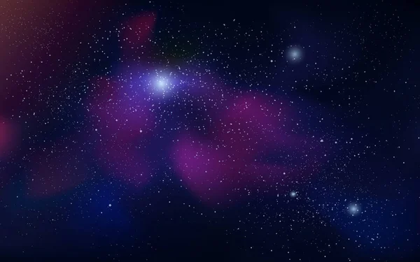 Space Nebula Vector Background — Vetor de Stock