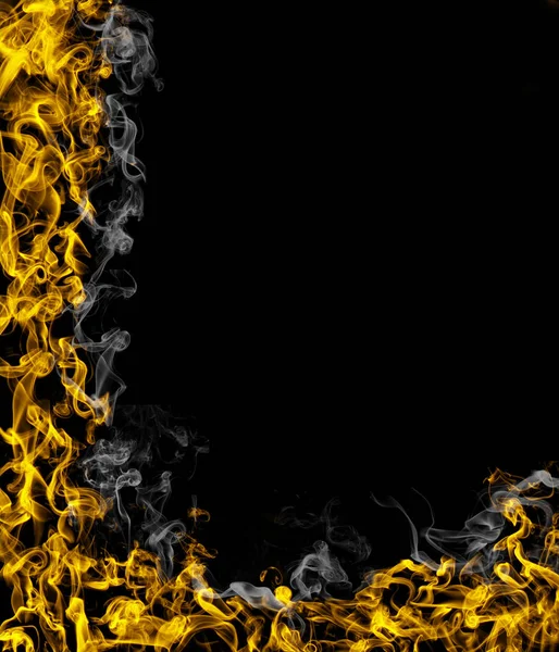 Brand Vlam Textuur Achtergrond — Stockfoto