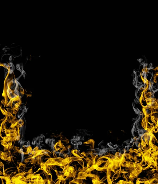 Ogień Płomień Tekstura Tło — Zdjęcie stockowe
