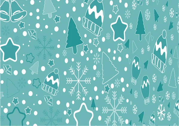 Modèle Fond Vectoriel Bannière Noël Éléments Colorés Comme Des Cadeaux — Image vectorielle