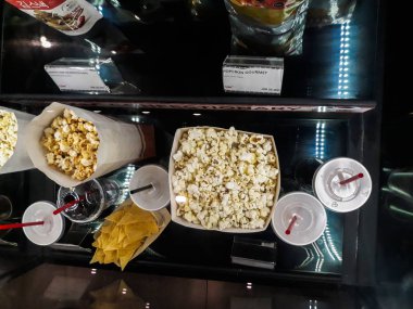 Bekasi, West Java, Endonezya. Ocak, 6 2019: Cgv sinema Bekasi ticaret merkezinde, şehrin en büyük alışveriş merkezi