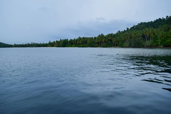 Nur Redaktionelle Nutzung Schönheit Der Insel Kelagischen Lampung Stadt Nach — Stockfoto