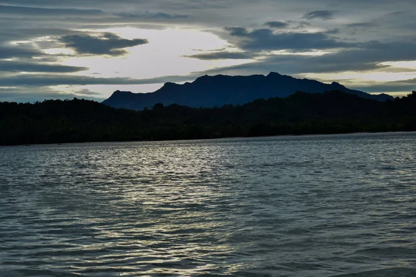Nur Redaktionelle Nutzung Schönheit Der Insel Kelagischen Lampung Stadt Nach — Stockfoto
