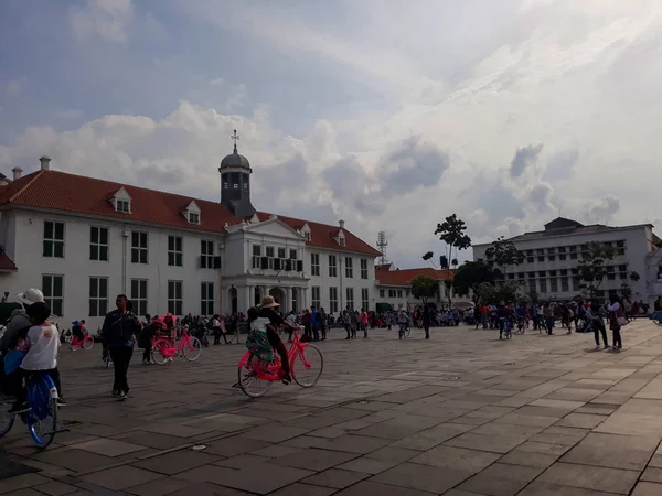 Museo de Historia (Museo Batavia) ubicado en el casco antiguo (Kota Tua) de Yakarta. JAKARTA, INDONESIA (05 / 2019 ) — Foto de Stock