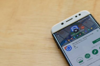 Bekasi, Batı Java, Endonezya. 3 Haziran 2019 : Smartphone ekranında 360 Güvenlik - Antivirus Free dev uygulaması. 360 Güvenlik 360 Mobile Security Limited tarafından geliştirilen bir freeware web tarayıcısıdır