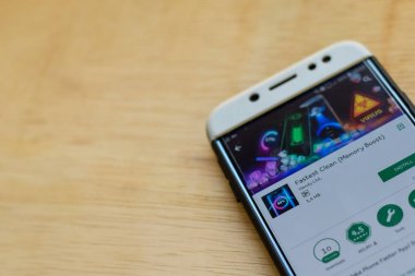 Bekasi, Batı Java, Endonezya. 3 Haziran 2019 : Akıllı Telefon ekranında en hızlı Temiz dev uygulaması. Memory Boost Handy Ltd tarafından geliştirilen bir freeware web tarayıcısıdır