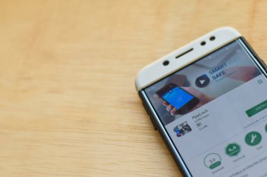 Bekasi, Batı Java, Endonezya. 3 Haziran 2019 : Akıllı Telefon ekranında Applock dev uygulaması. Applock, Gomo Apps tarafından geliştirilen ücretsiz bir web tarayıcısıdır