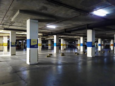 Bekasi, Batı Java, Endonezya. 3 Ekim 2019: Araç otoparkında.