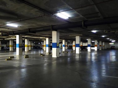 Bekasi, Batı Java, Endonezya. 3 Ekim 2019: Araç otoparkında.