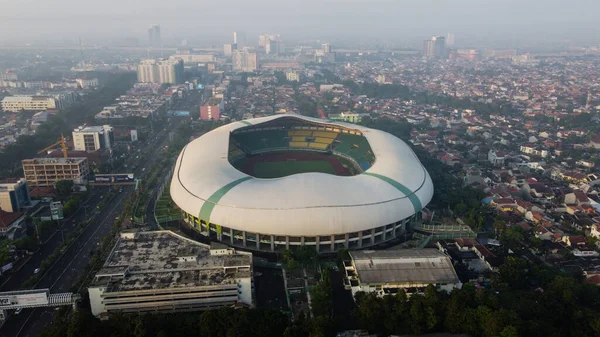 Bekasi Indonesia Junio 2020 Vista Aérea Estadio Más Grande Bekasi —  Fotos de Stock