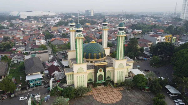 Barkah Mesquita Maior Masjid Bekasi Ramadã Eid Concept Fundo Viagens — Fotografia de Stock