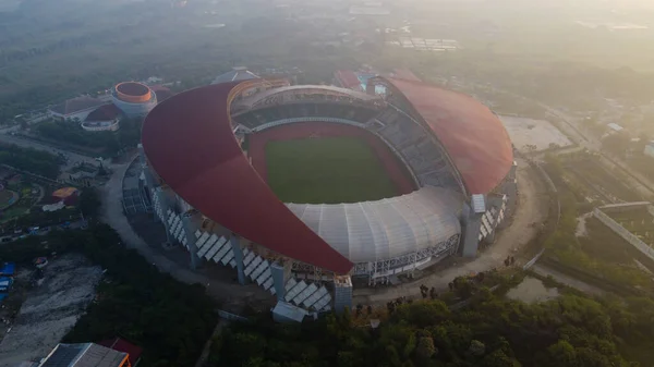 Bekasi Indonésie Juin 2020 Vue Aérienne Grand Stade Bekasi Depuis — Photo