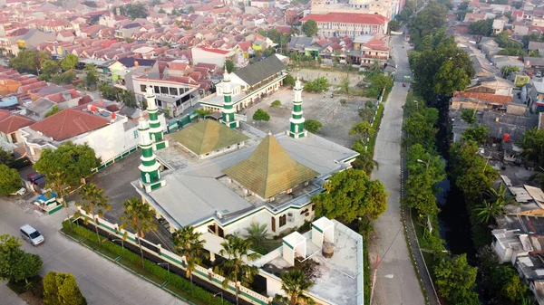 Largest Mosque Masjid Bekasi Ramadan Eid Concept Background Travel Tourism — Stock Photo, Image