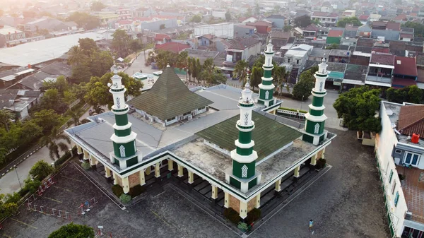 Largest Mosque Masjid Bekasi Ramadan Eid Concept Background Travel Tourism — Stock Photo, Image