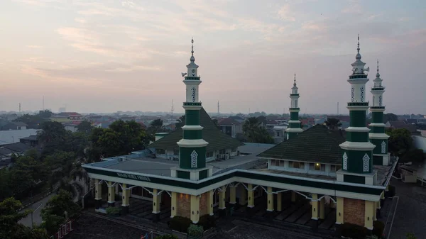 Largest Mosque Masjid Bekasi Ramadan Eid Concept Background Travel Tourism — Φωτογραφία Αρχείου