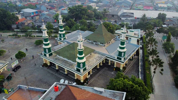 Largest Mosque Masjid Bekasi Ramadan Eid Concept Background Travel Tourism — Φωτογραφία Αρχείου