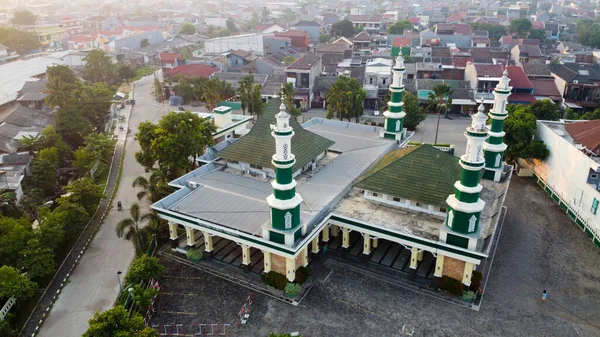 Largest Mosque Masjid Bekasi Ramadan Eid Concept Background Travel Tourism — Φωτογραφία Αρχείου