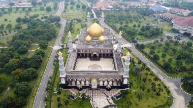 Depok 'taki En Büyük Cami Mescid Kubah Emas, Ramazan Bayramı Resepsiyonu, Seyahat ve Turizm. Depok, Endonezya 15 Haziran 2020