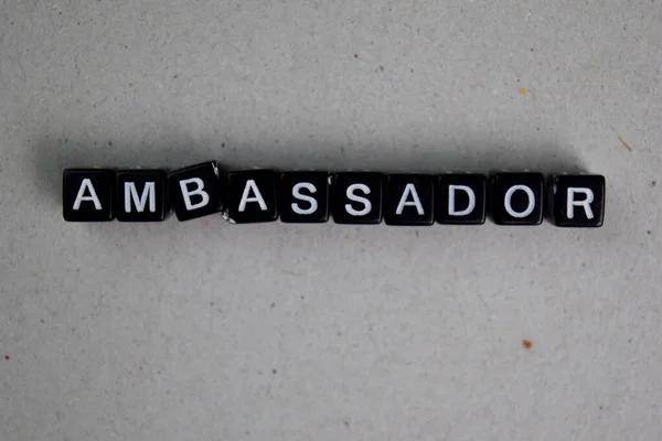 Embajador Bloques Madera Imagen Procesada Cruzada Con Mesa Madera —  Fotos de Stock
