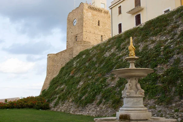 Vue Château Souabe Termoli Italie — Photo