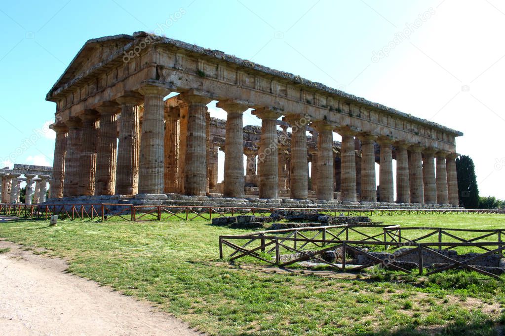 Paestum temple, Salerno, Italy