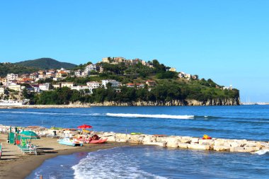 Agropoli, deniz görülen Cilento inci