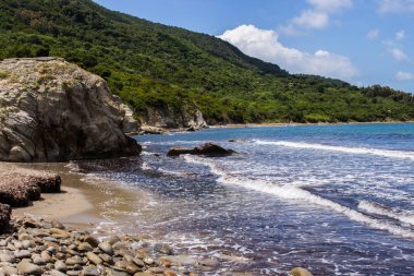 Baia di Trentova, Cilento'nun Agropoli incisi, Salerno, Campan