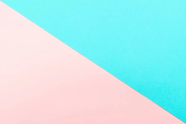 Fundo de textura de papel de cor rosa e turquesa. Cores de tendência, fundo de papel geométrico. Colorido de fundo de papel macio — Fotografia de Stock