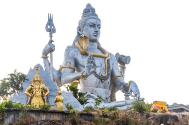 Murudeshwar, Karnataka, Hindistan - 6 Ocak 2015: Heykeli büyük Lord Shiva Murudeshwar Tapınak.
