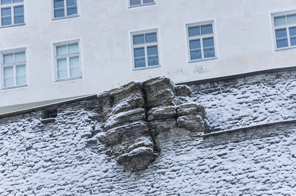 The ledge of the medieval fortress wall in Old Town